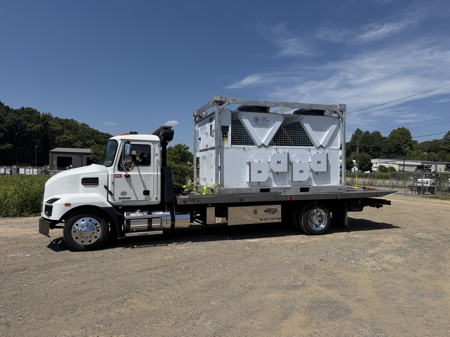 Commercial truck towing